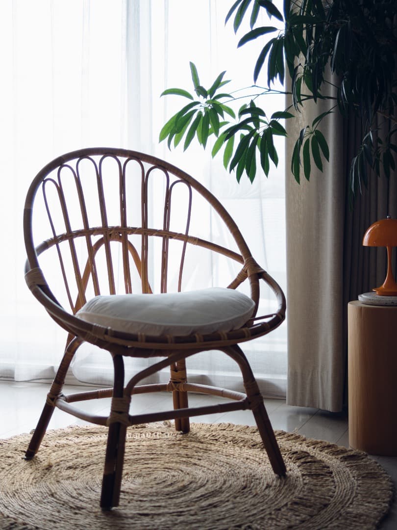 unico CAGE（カージュ）ソファ 1シーター ラタン チェア