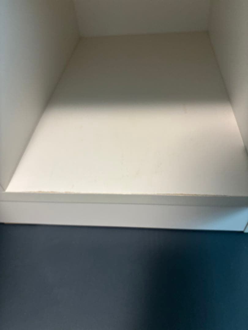 ニトリ　ホワイト スライド扉 食器棚