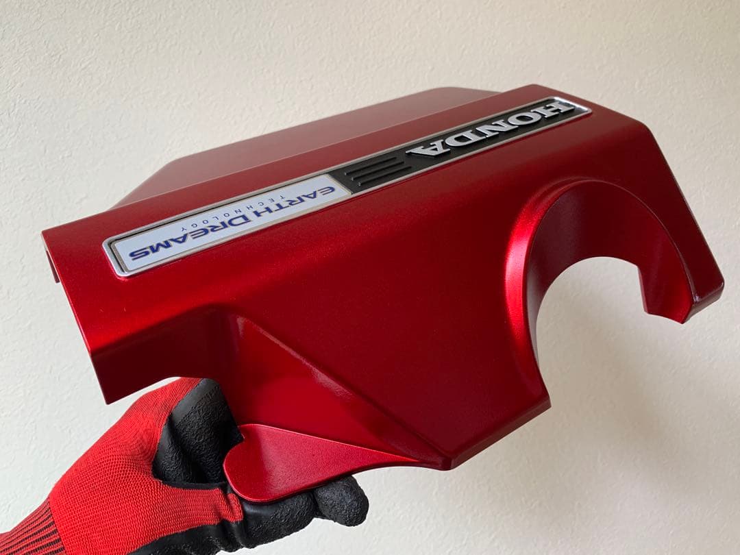 3倍赤いエンジンカバー【ニッコリ出品】