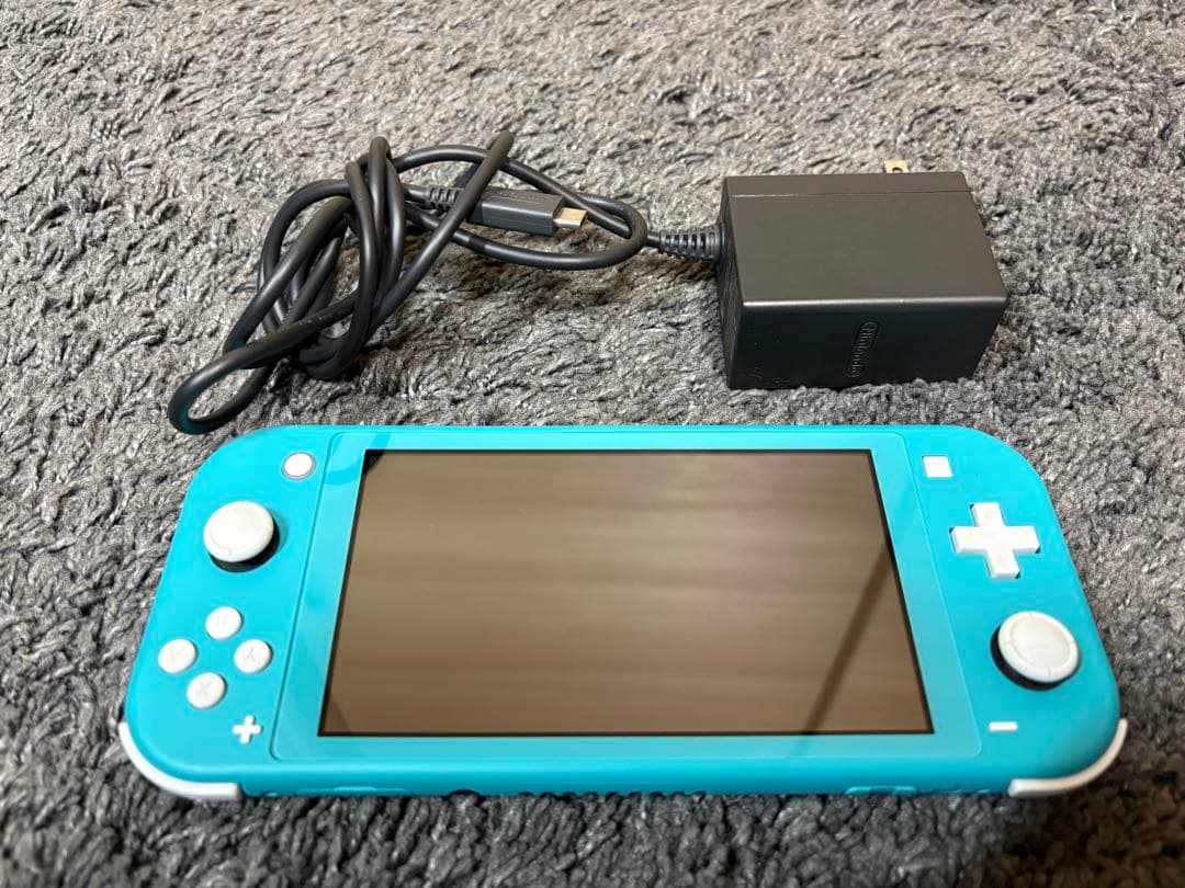 【美品 箱有り】Nintendo Switch Lite ターコイズ 充電器付き