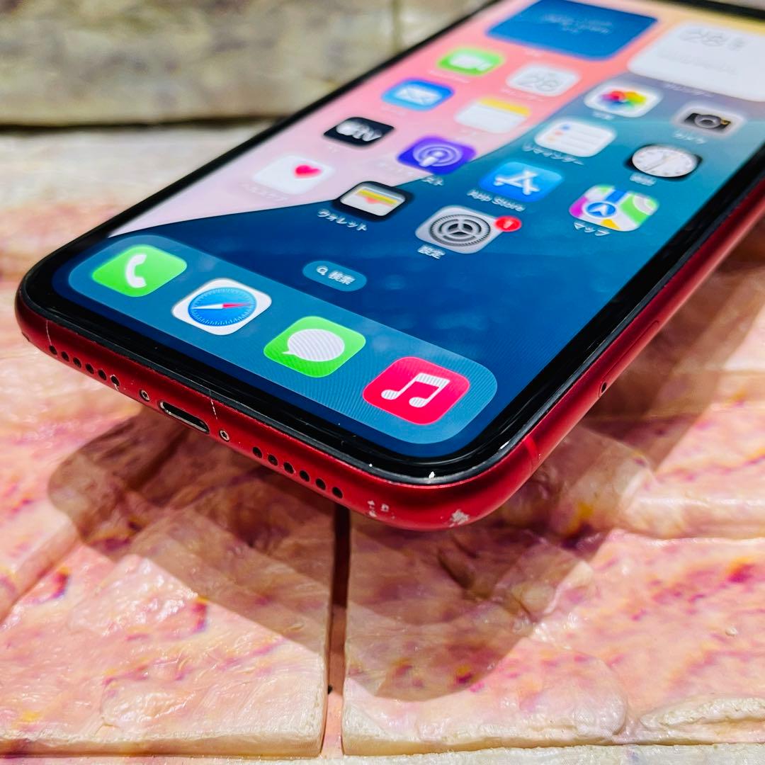 SIMフリー iPhone11 64GB プロダクトレッド 新品バッテリ－
