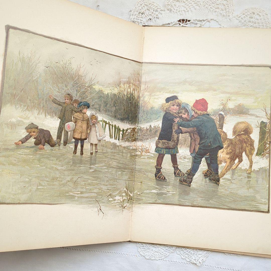 超稀少1890ハリエットベネット絵本 児童書 洋書 ヴィクトリアン アンティーク