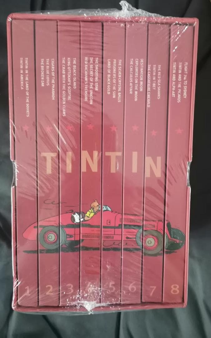 タンタンの冒険 The adventures of TinTin 洋書 8冊
