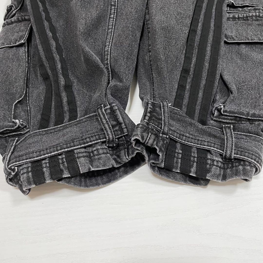 choromatuです★アディダス アディレニウム デニム カーゴパンツ