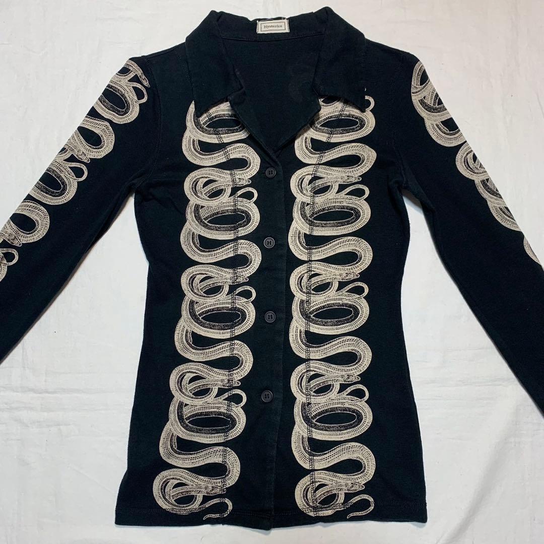 HTM★ hysterics snake design shirt