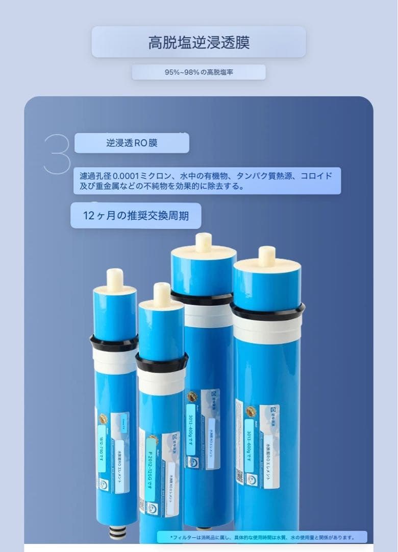 「テレキャス1958様専」RO膜浄水器｜400G高流量・電動