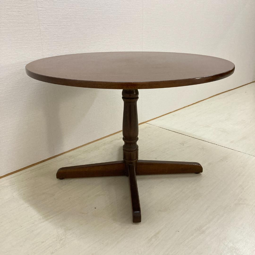 【飛騨産業】キツツキ　ヴィンテージ　ダイニングテーブル　ラウンド　円形