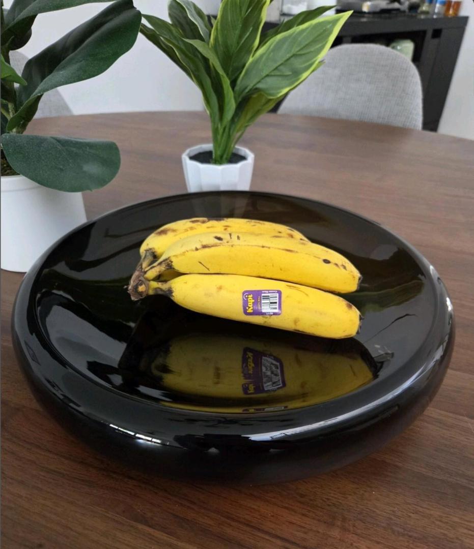 廃盤 希少 1999 IKEA ストックホルム スモーキーガラスボウル