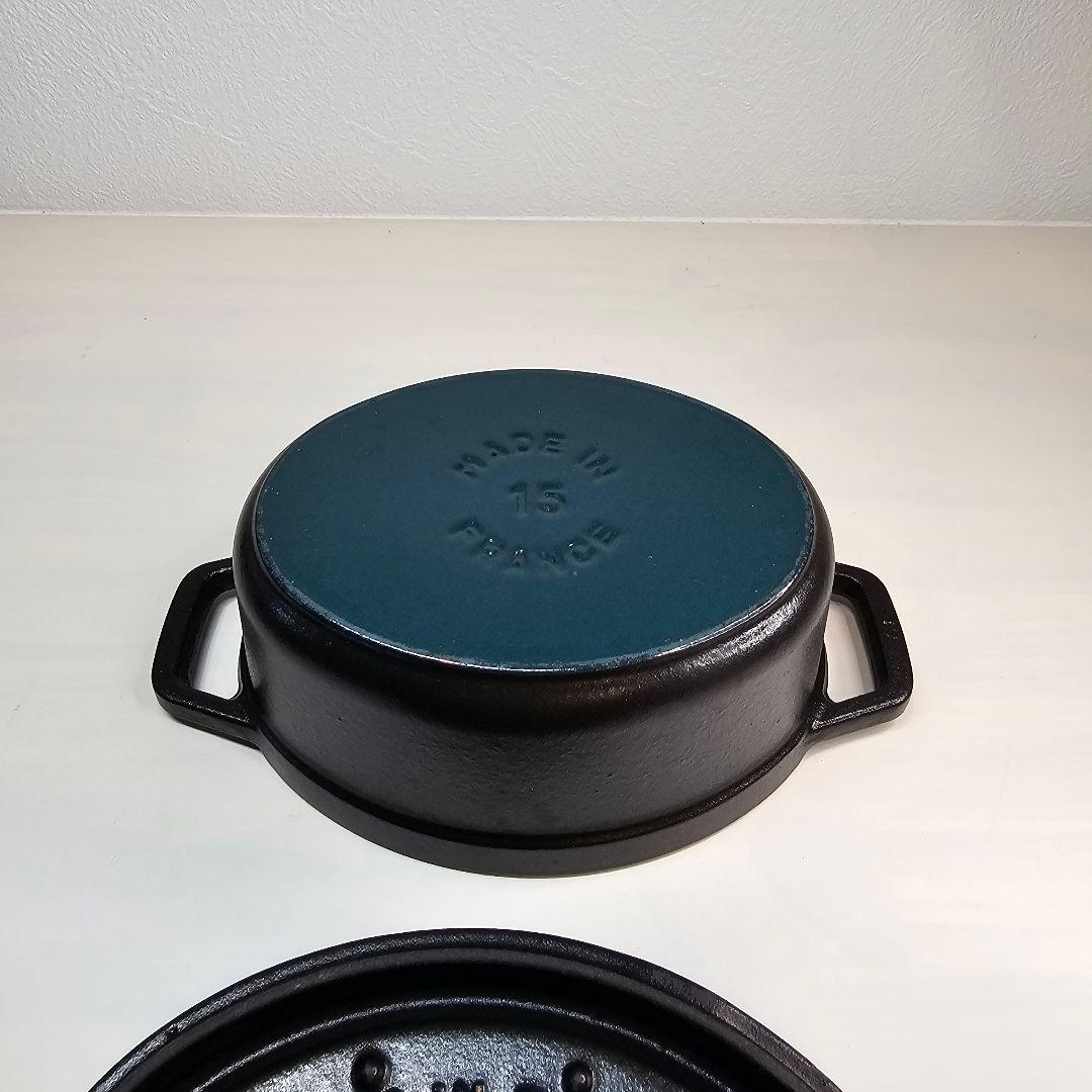 Staub ストウブ ピコ・ココット 15cm オバールブラック, 鋳鉄