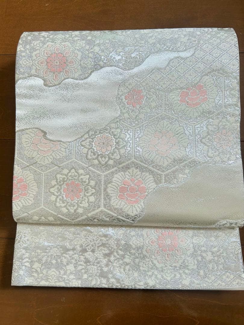 美品　一部しつけ糸付き　正絹訪問着　フルセット4点　入学式　七五三　お宮参り