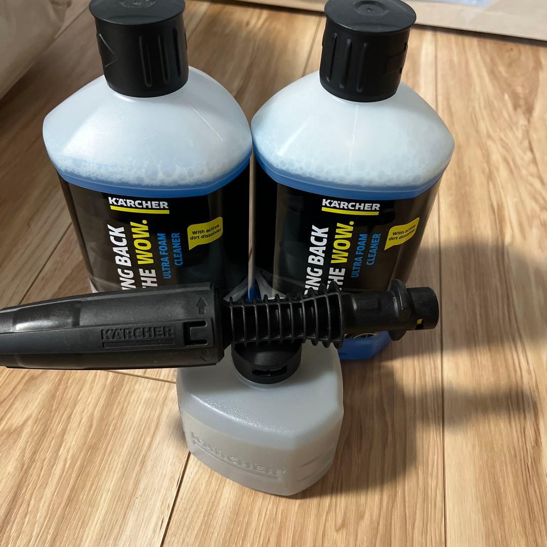 ケルヒャー Ｋ２サイレント・ウルトラフォームクリーナー2本・フォームノズル