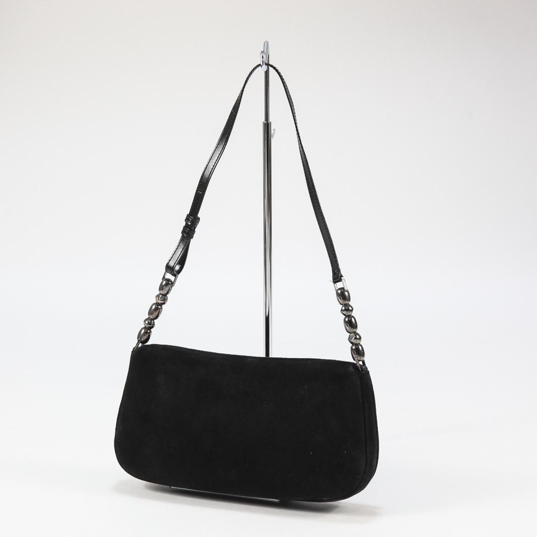 希少 Christian Dior マリスパール スエード ワンショルダーバッグ