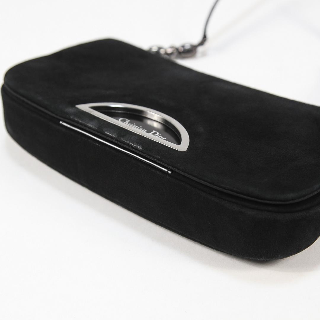 希少 Christian Dior マリスパール スエード ワンショルダーバッグ