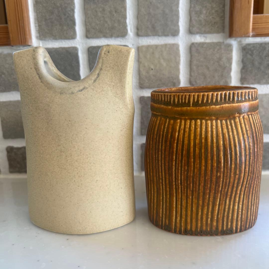 Lisal スウェーデン製 花瓶 2点セット