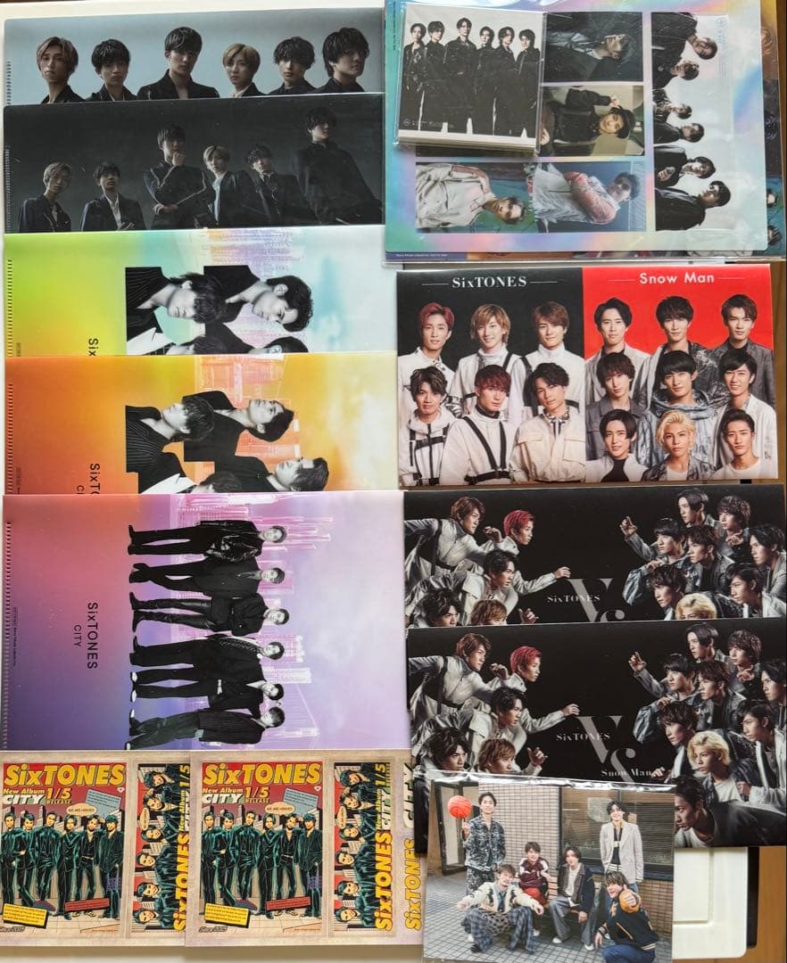 ⚠️すし⚠️SixTONES アルバムシングルセット