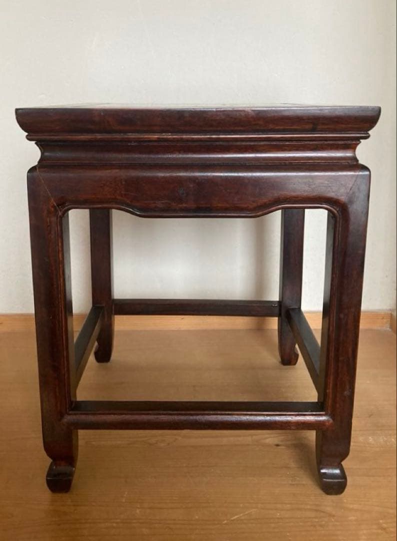 【本格派】盆栽台 花台 飾り台 高卓 アンティーク 実家整理品