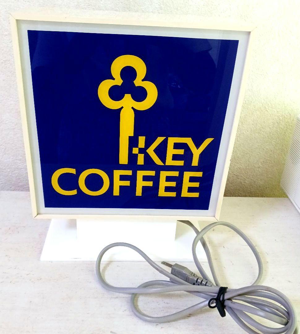 KEY COFFEE　キーコーヒー　レトロ　 電飾看板