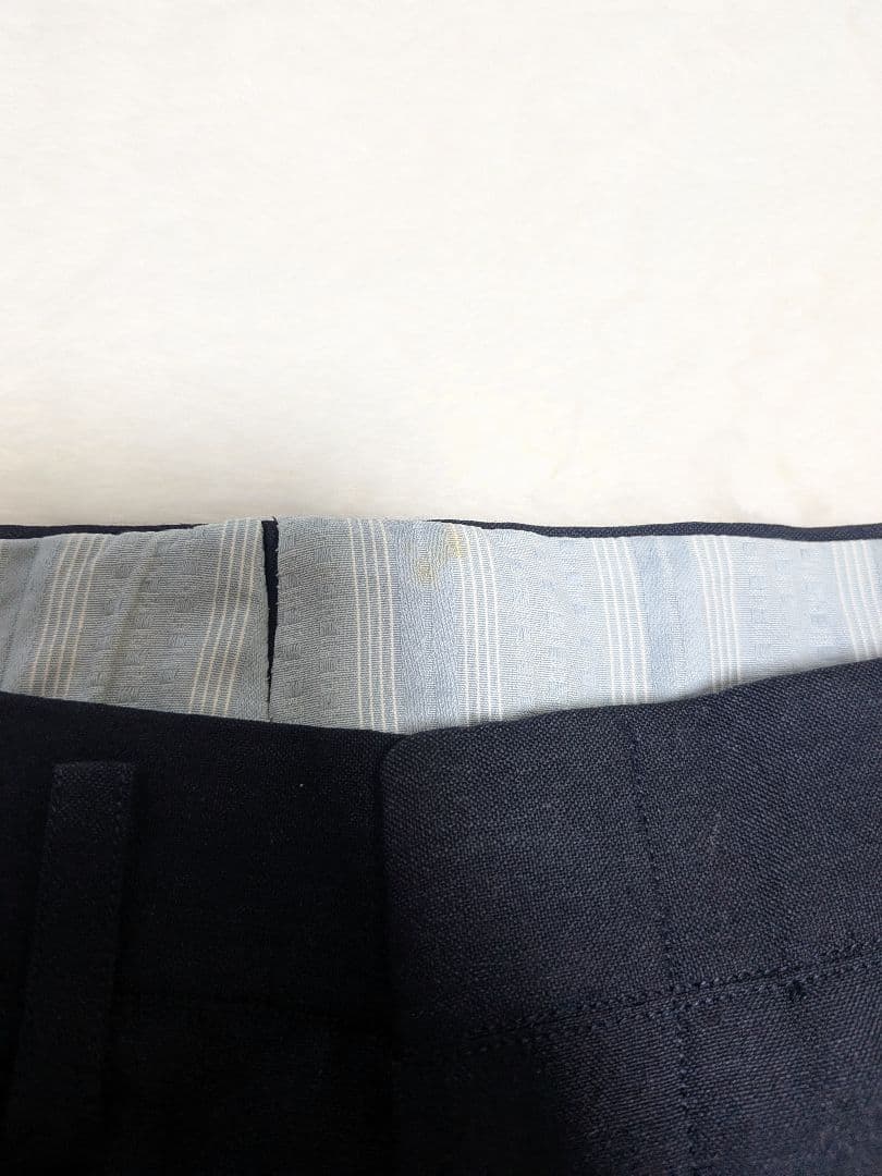 Ermenegildo Zegna生地 濃紺ビジネススーツ M相当 セットアップ