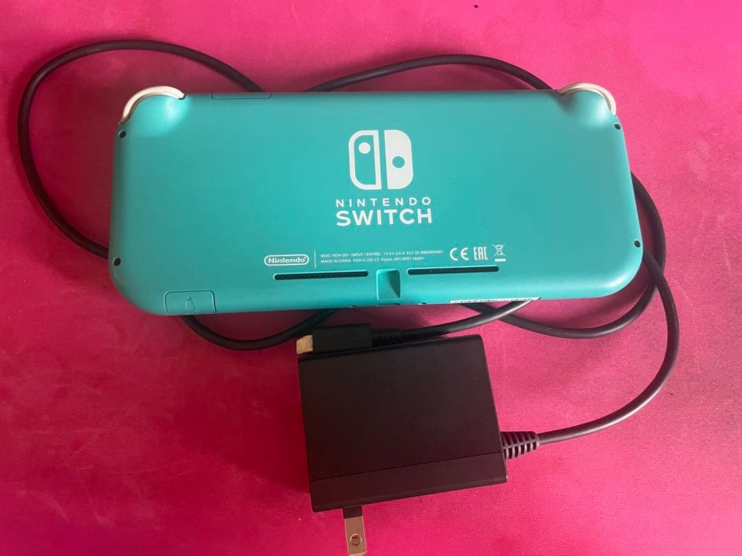 お*ず様 Nintendo Switch Lite ターコイズ 本体 ACアダプ