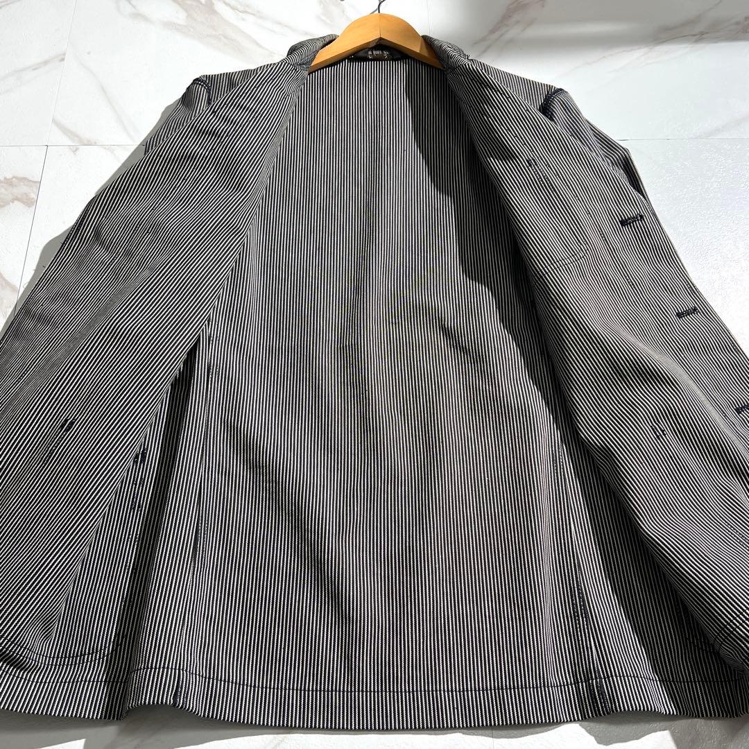 入手困難✨ コムデギャルソンオムプリュス カバーオール ブルゾン ストライプ
