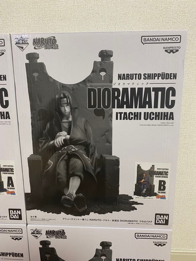 【未開封】NARUTO うちはイタチ　ジオラマティックABCD賞 4種 半券
