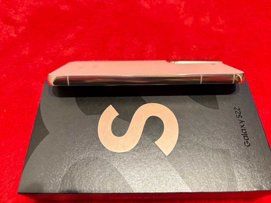 au版Galaxy S22 PinkGold 228GB 付属品完備