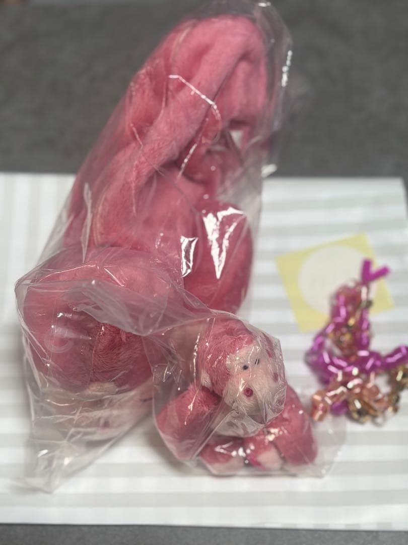 ニキ NICI ピンク ゴリラ ペンケース キーホルダー ラッピング付き