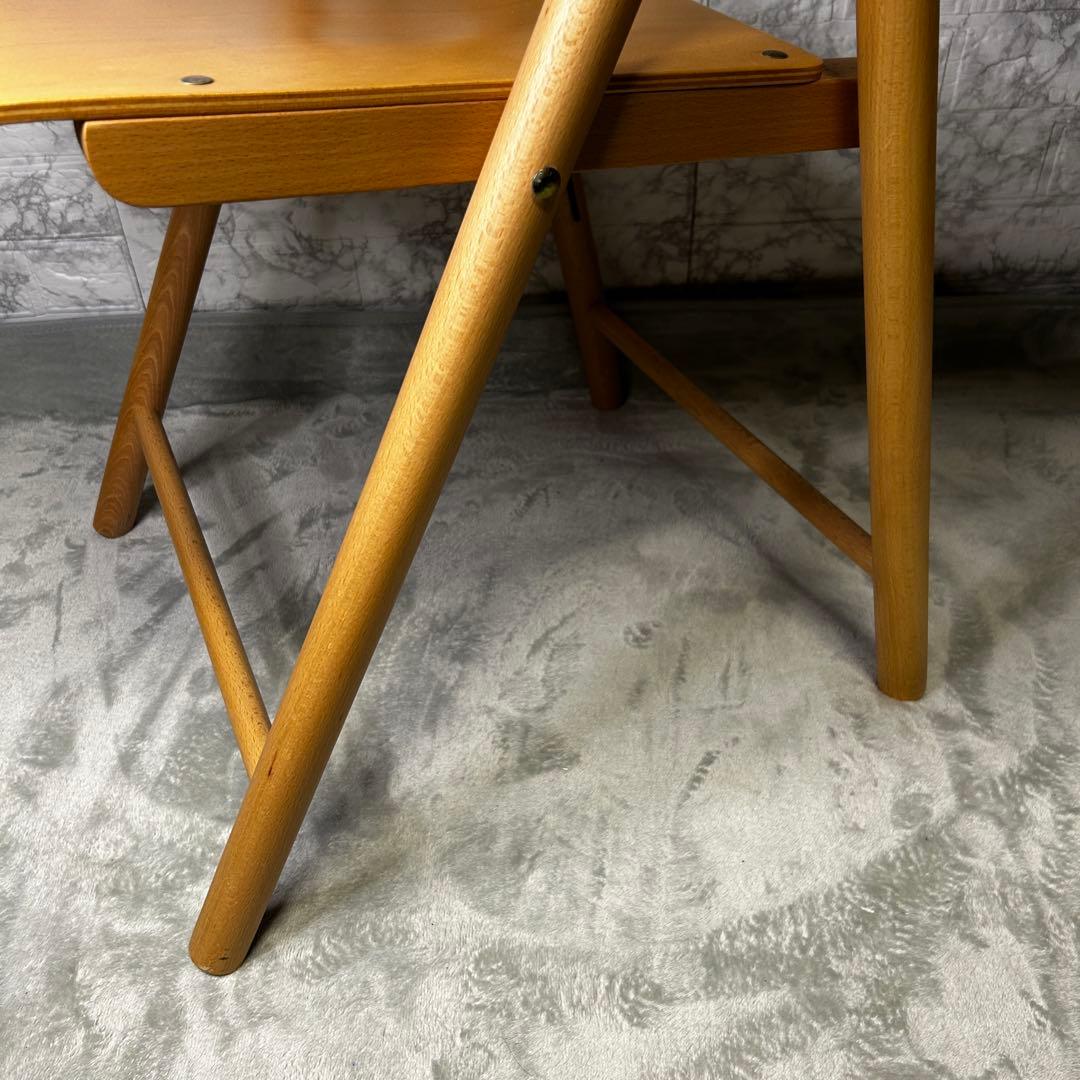 【廃盤・2脚セット】無印良品 折りたたみ椅子 パイプチェア 美品