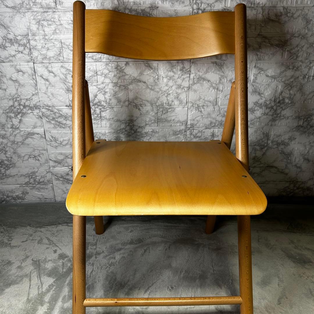 【廃盤・2脚セット】無印良品 折りたたみ椅子 パイプチェア 美品