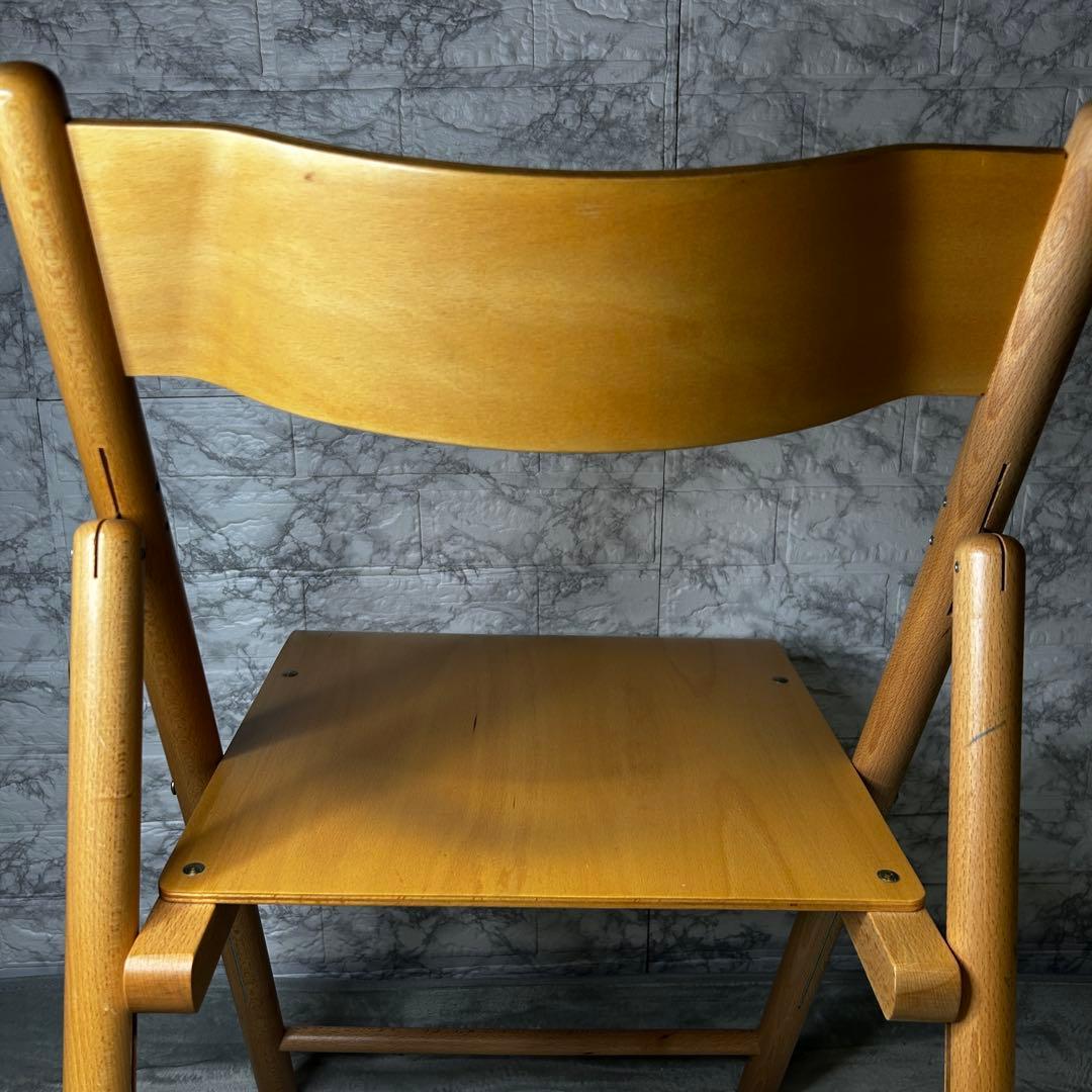 【廃盤・2脚セット】無印良品 折りたたみ椅子 パイプチェア 美品