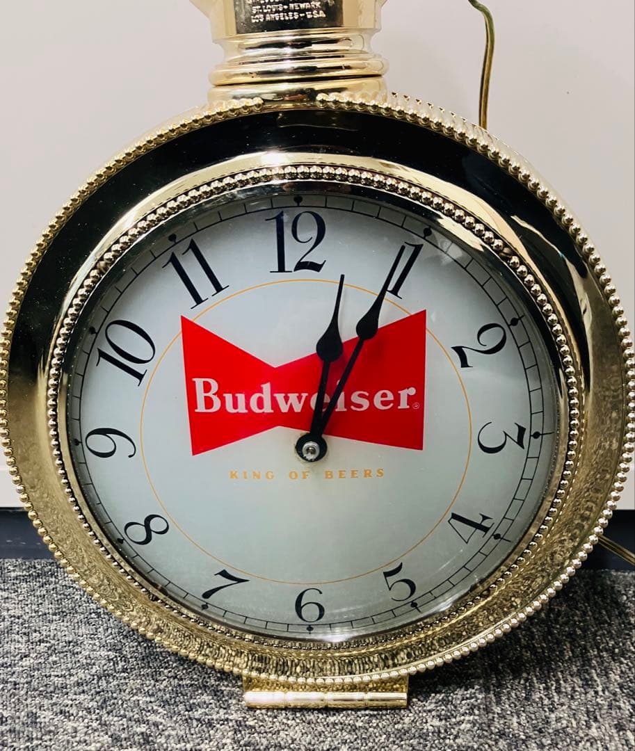 ★新品★ バドワイザー 掛け時計 1960年 デッドストック Bud Light
