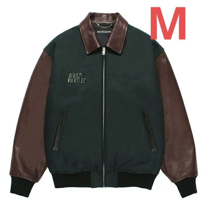 WACKO MARIA ワコマリア　LEATHER VARSITY JACKET