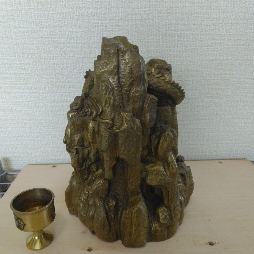 ホ*ン様 開運龍！五本爪山水龍置物　最終価格です