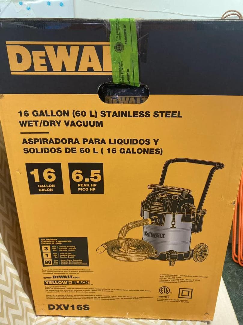 す*や様 DEWALT 有ウェット ドライ掃除機 DXV16S 16ガロン