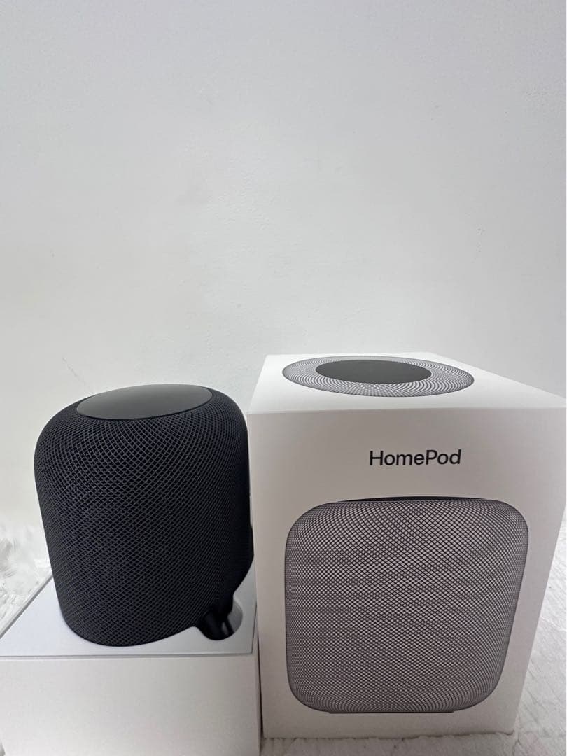 Apple pod 第1世代 スマートスピーカー ブラック 円筒形