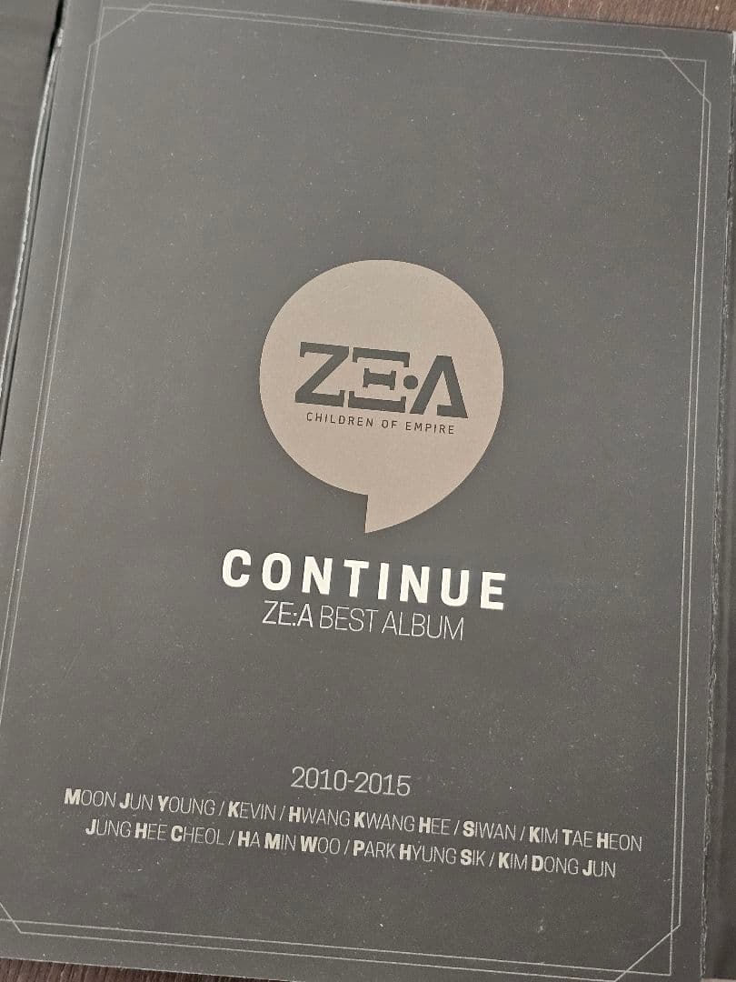 K-POP・アジア ZE:A BEST ALBUM CONTINUE 2010-2015