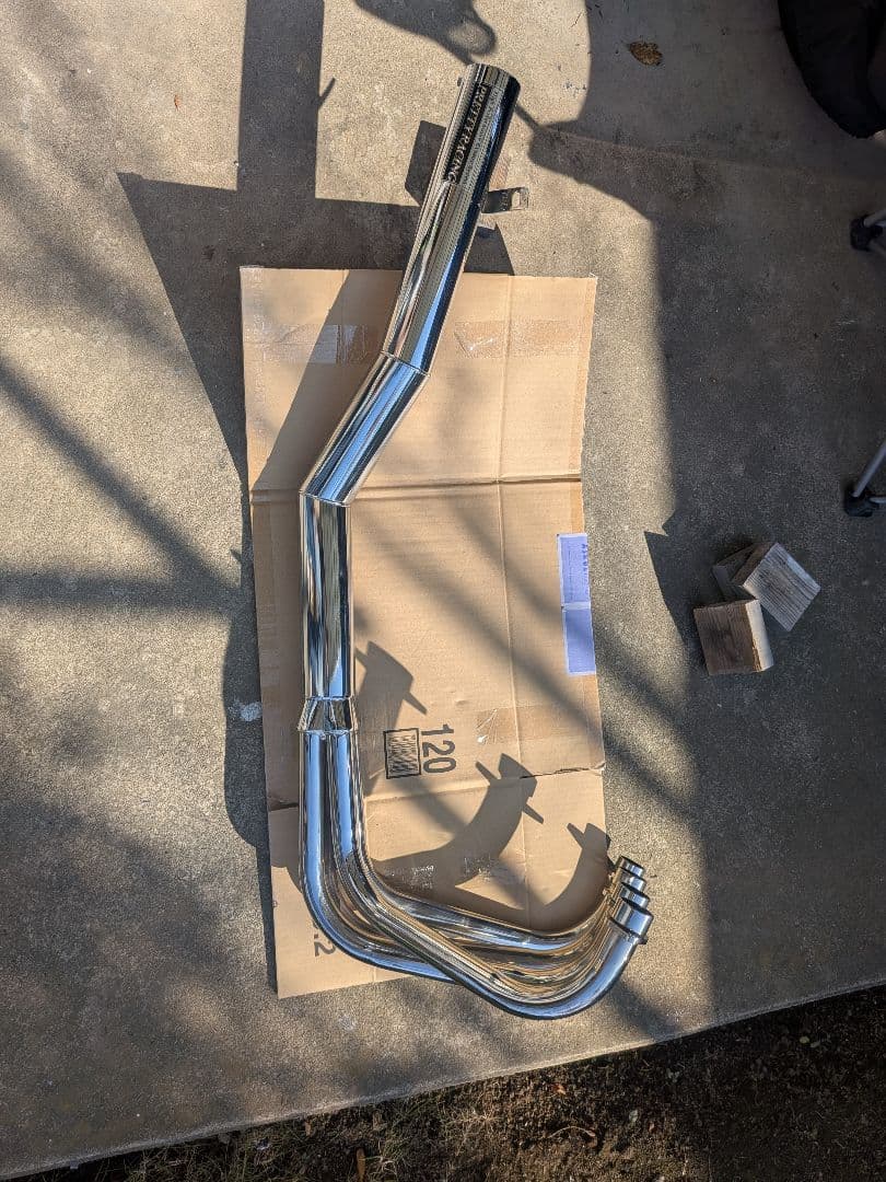 PRETTY RACING ショート管マフラー・イナズマ400用