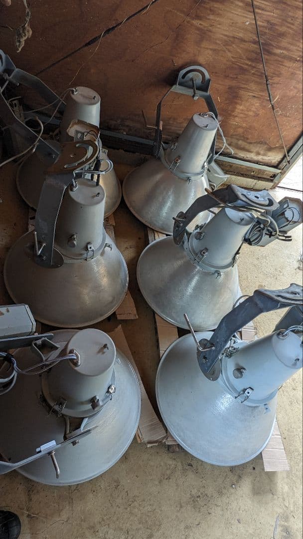 松下電工水銀灯YA56121 　安定器　電球3点セット（中古品）