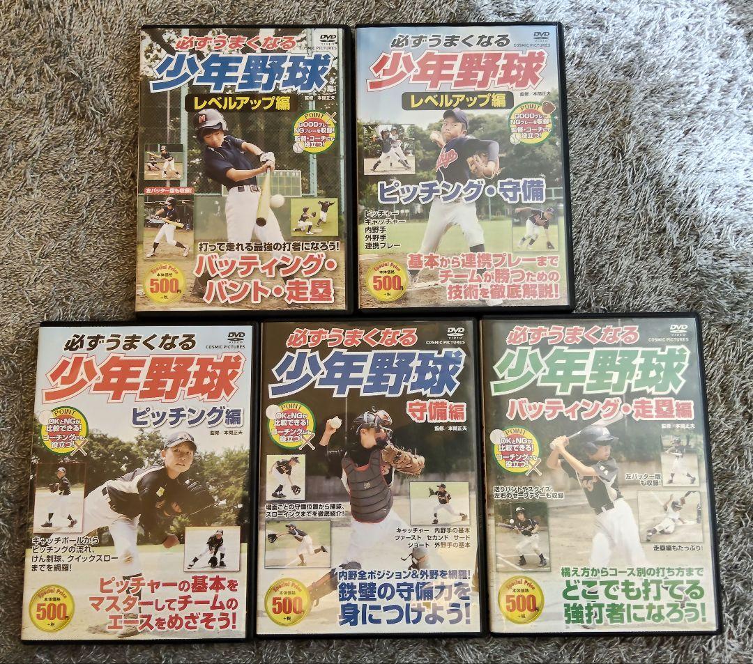 少年野球 指導用 DVD・本 15点セット