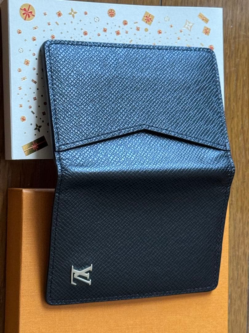 送料込 LOUIS VUITTON タイガ 名刺入れ　オーガナイザードゥポッシュ