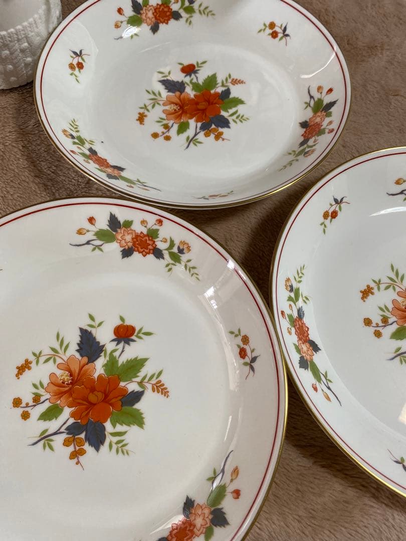 ナルミ　ミカサ　大皿　レトロ　カップアンドソーサー　セット　花柄