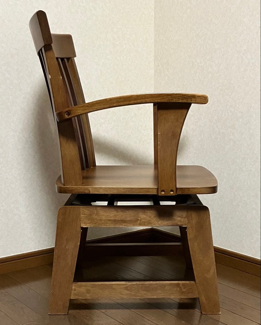 ダイニングチェア サカイ工芸 ウィンザーチェア 天然木 回転椅子 ヴィンテージ