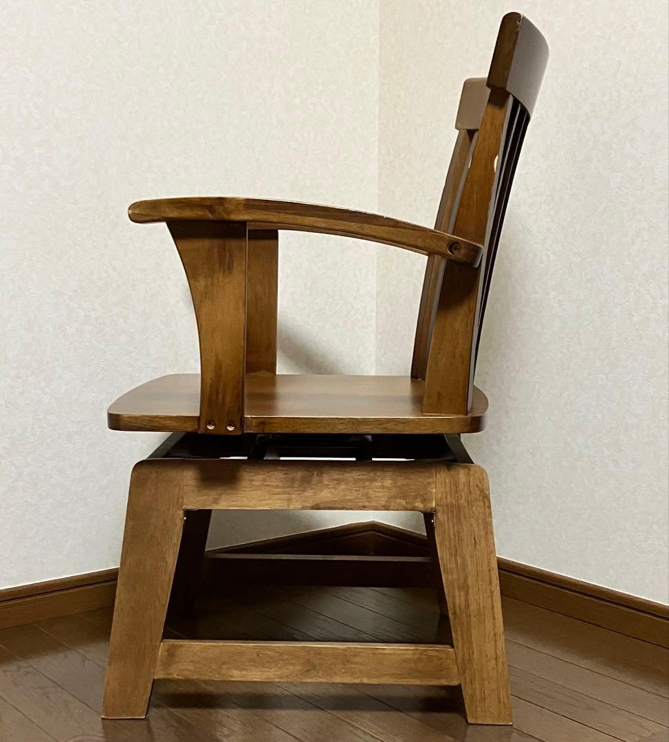 ダイニングチェア サカイ工芸 ウィンザーチェア 天然木 回転椅子 ヴィンテージ