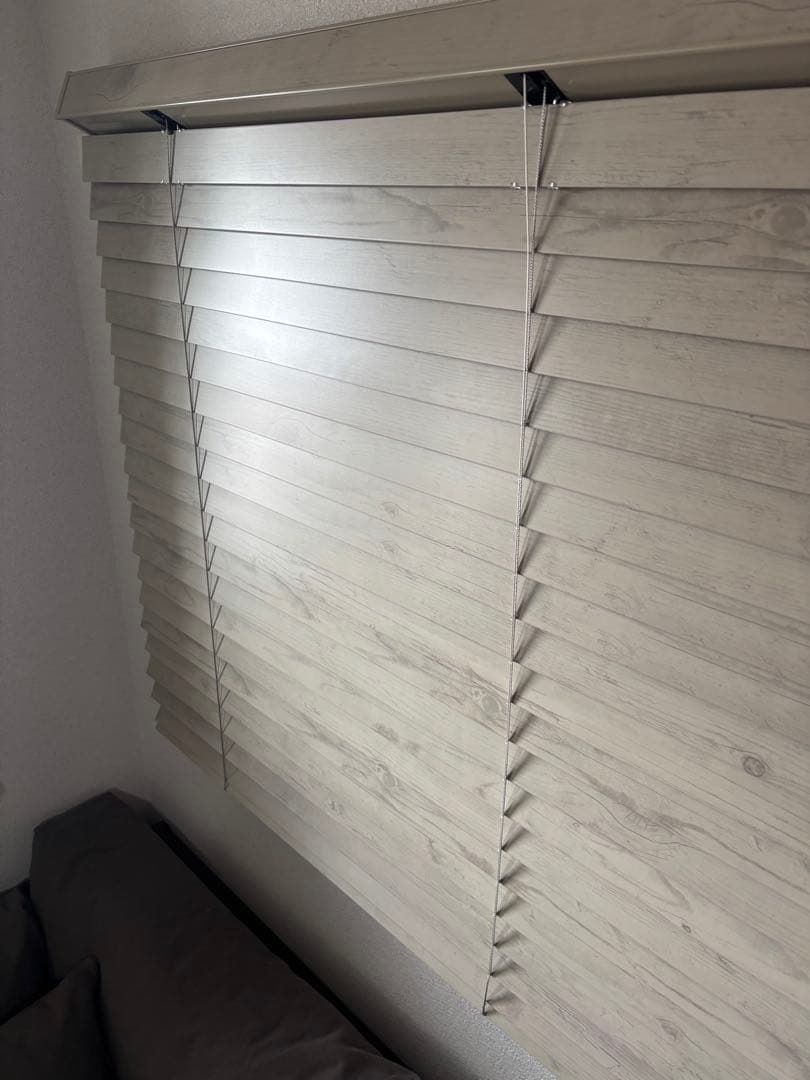 【高級美品】nichibeiクレール　ブラインド　ウッド　木製　148×80