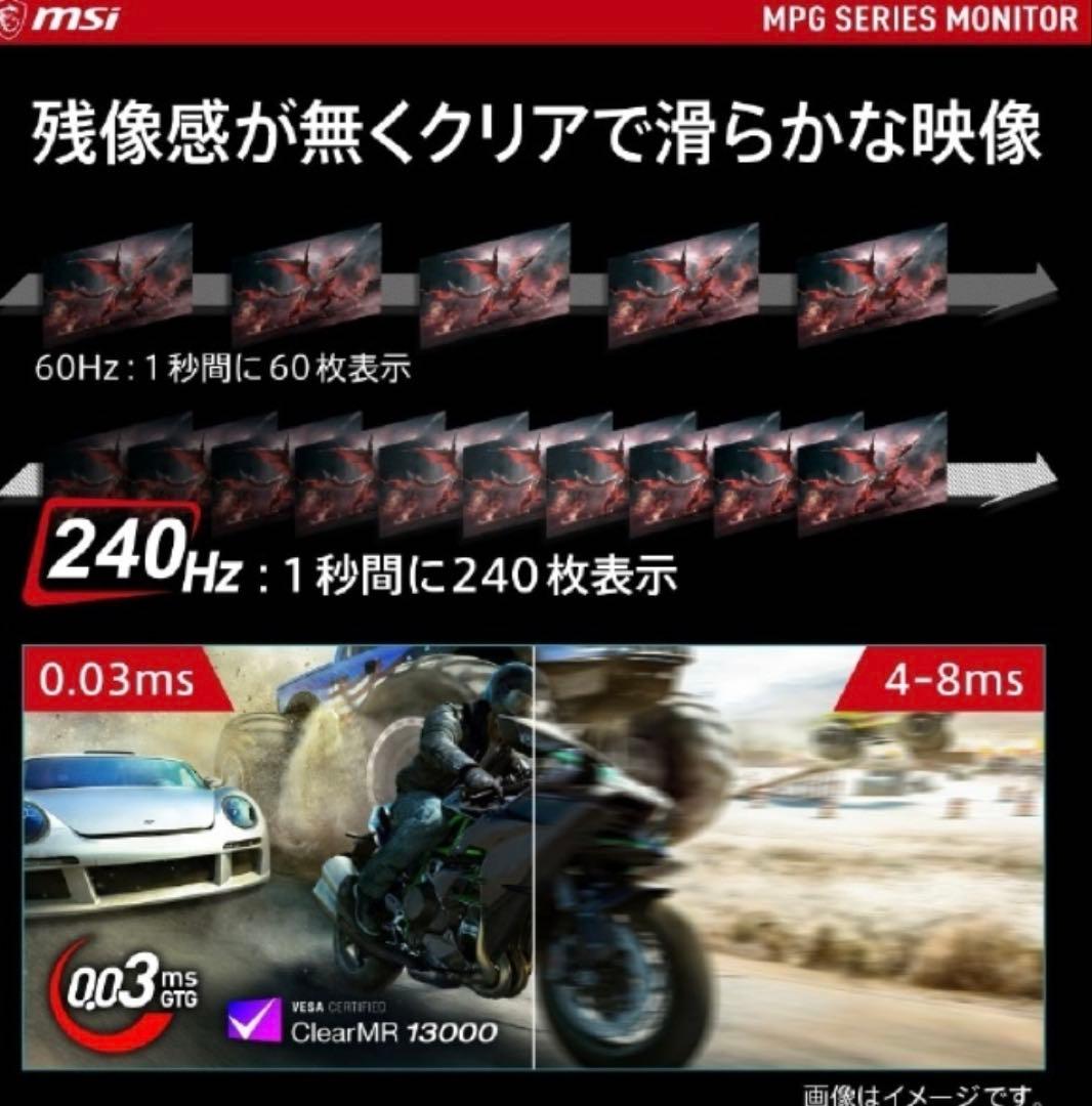 MSI MPG 321URX 32インチ 4Kゲーミングモニター