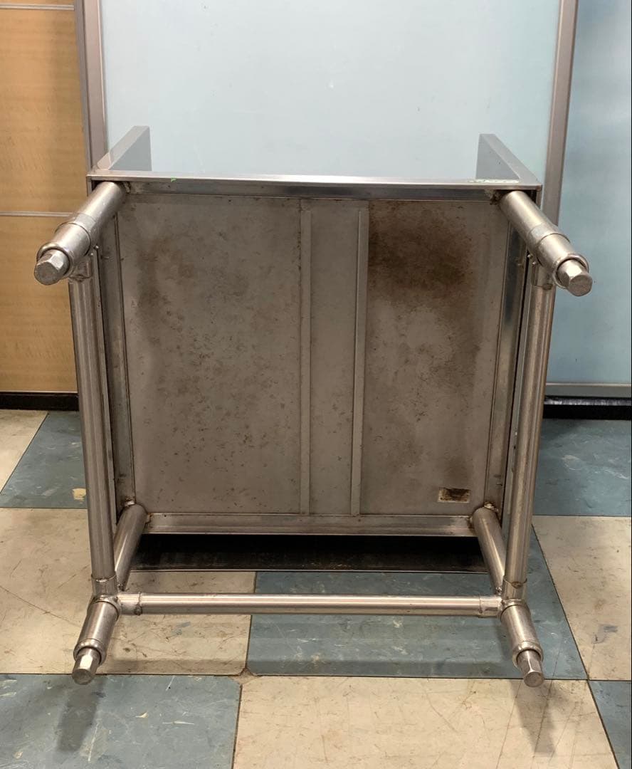 タニコー 業務用ステンレスガスコンロ台 ガード付き H810×600×600㎜