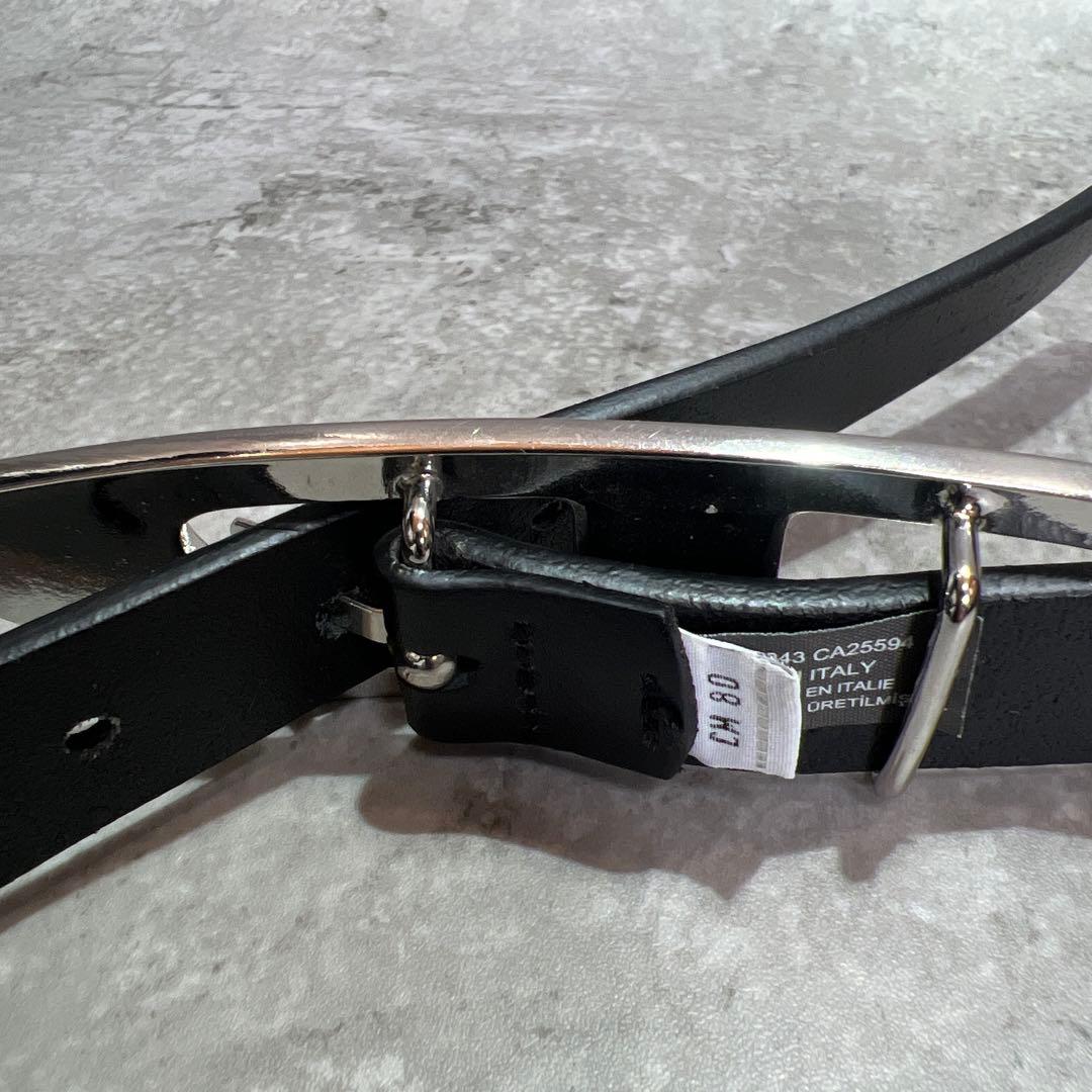 DIESEL ディーゼル ベルト B-DLOGOバックル レザー ロゴ ナロー