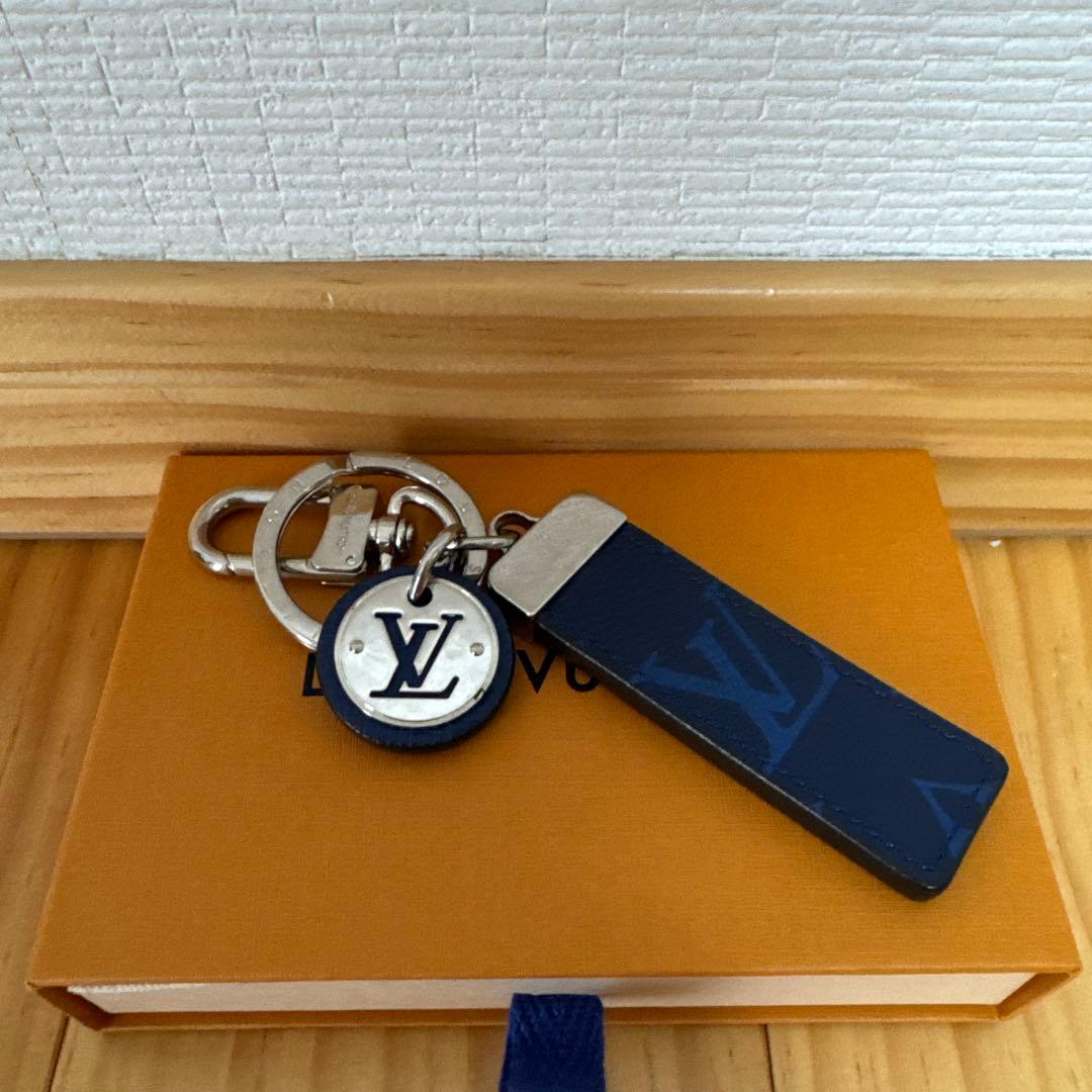 Louis Vuitton ネイビー キーホルダー