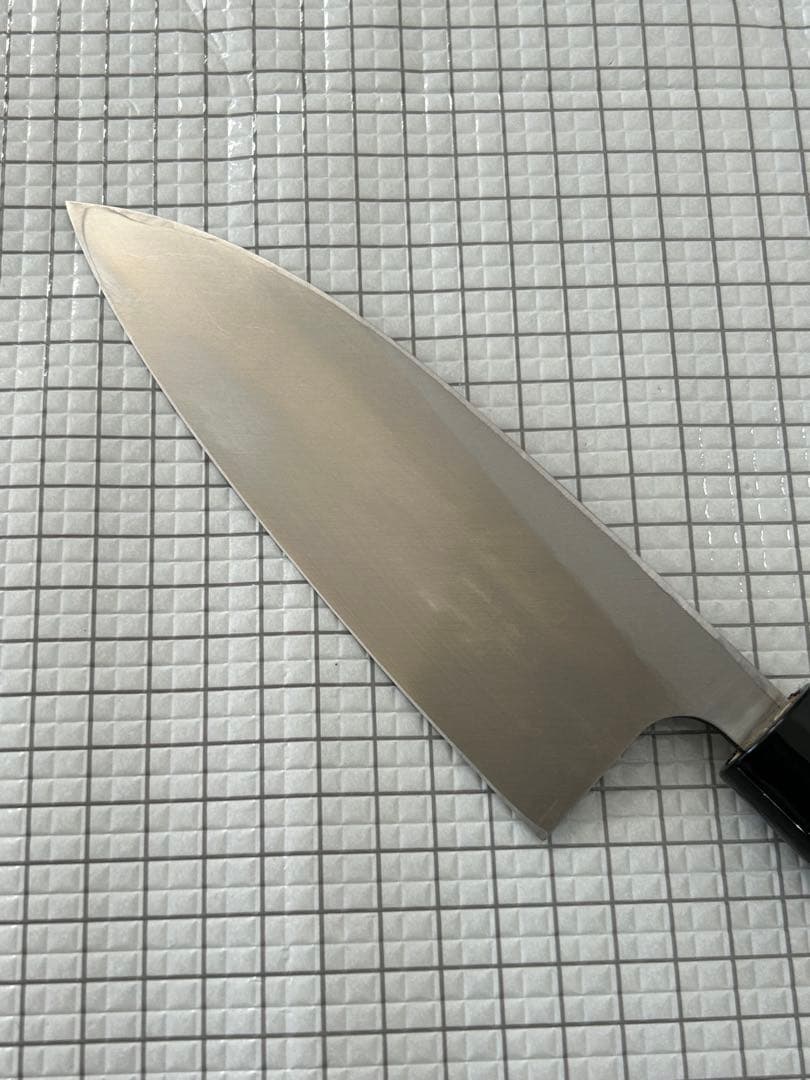 出刃 包丁 150mm 出刃包丁 モリブデンバナジュウム鋼 朴丸柄 ③