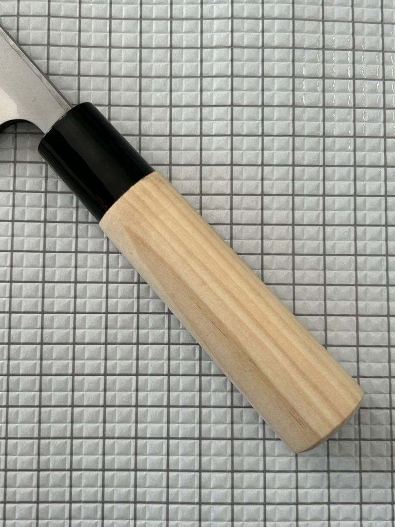 出刃 包丁 150mm 出刃包丁 モリブデンバナジュウム鋼 朴丸柄 ③